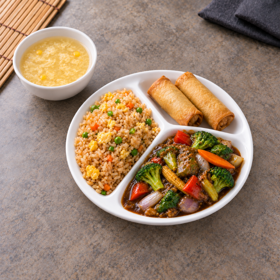Chinese Beef Chilli Onion Combo