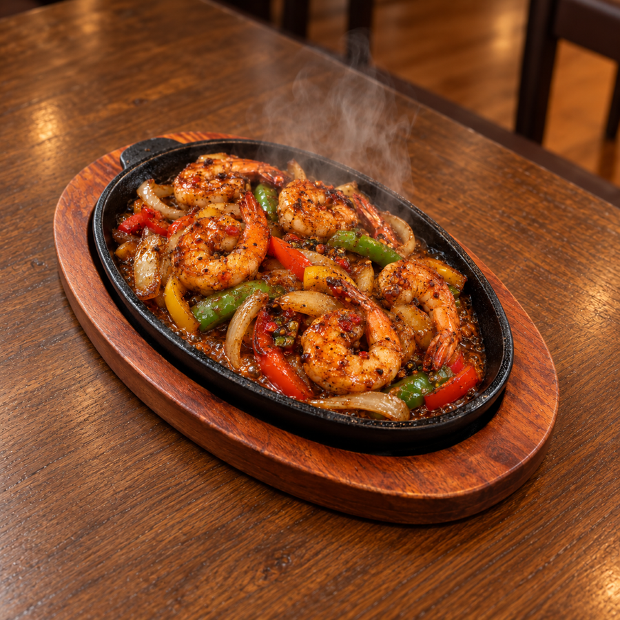 Sizzling Prawns