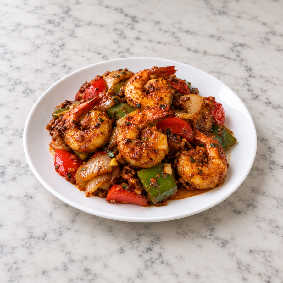 Chinese Masala Prawns