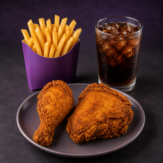 2-Piece Broasted Chicken Meal