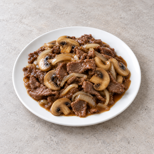 Beef with Mushrooms