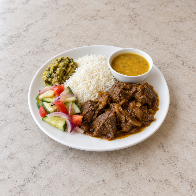 Bhuna Beef Rice Meal