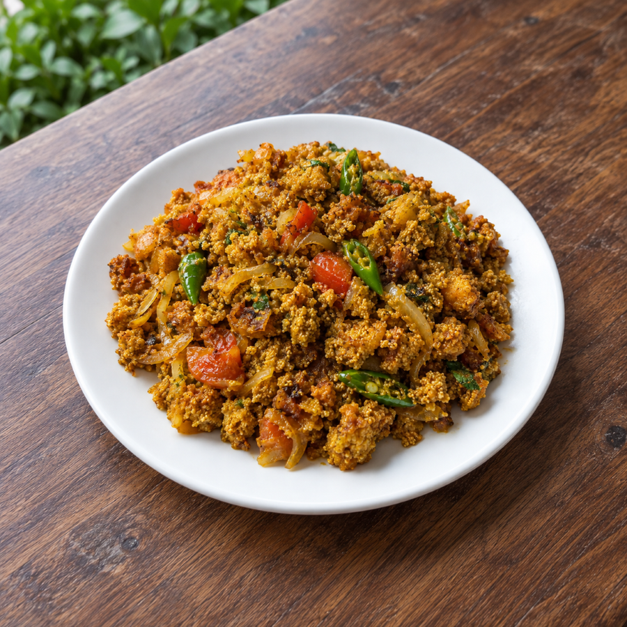 Fish Roe Bhuna