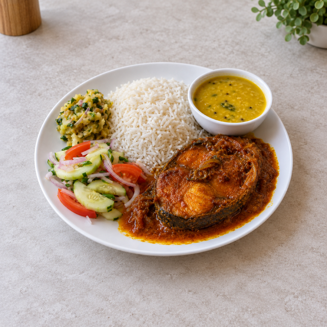 Fish Bhuna Rice Meal