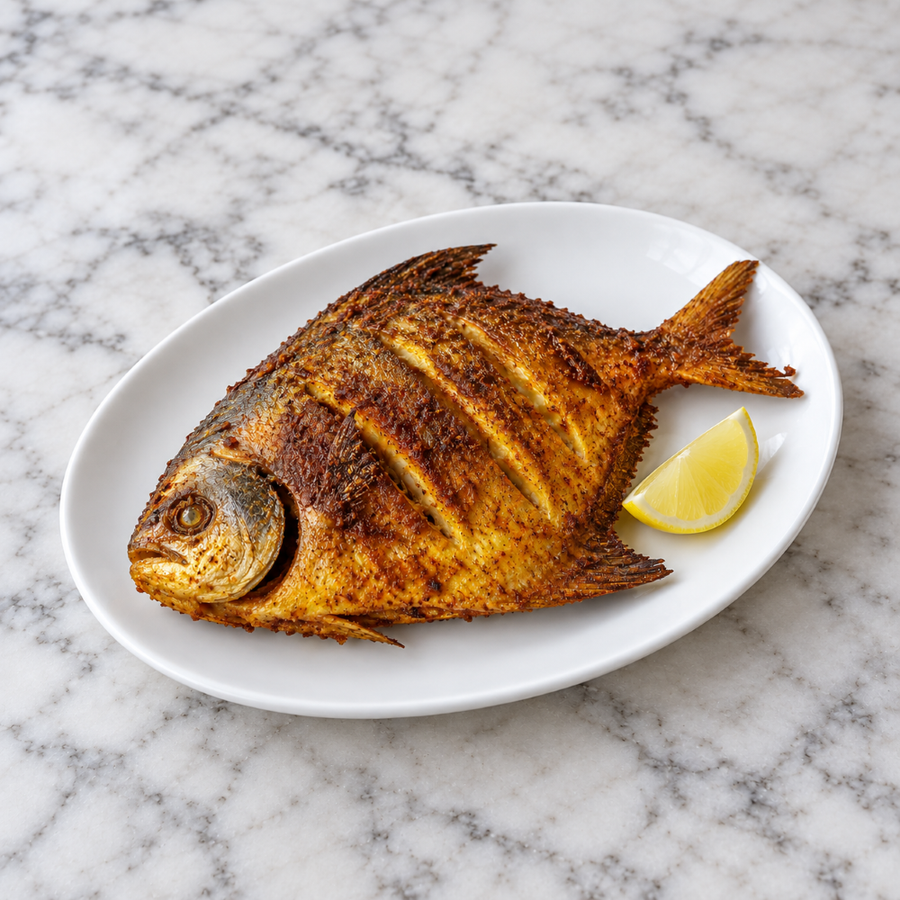 Fried Pomfret